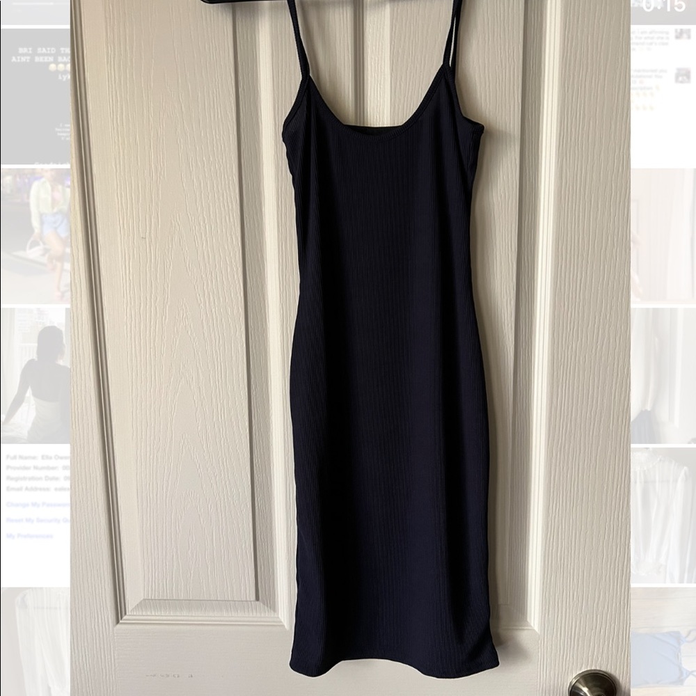 Navy blue dress